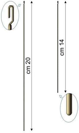 STONFO BAITING NEEDLES SAILESS STEEL W/ HOOK