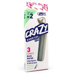 FIIISH CRAZY SANDEEL CORPS 150mm 3PCS #BLUE