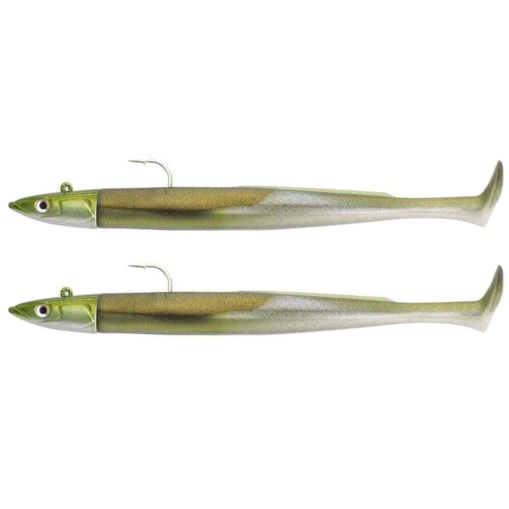 FIIISH CRAZY PADDLE TAIL COMBO 2X 100MM 10G #KHAKI