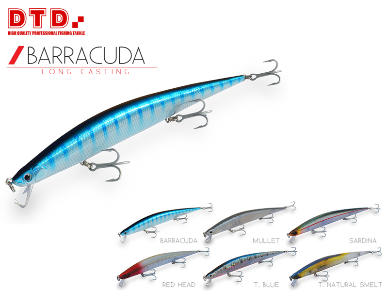 DTD BARRACUDA 175MM 25g TRANSP. BLUE