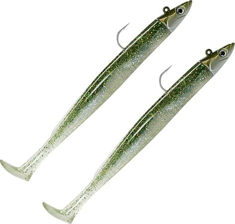 FIIISH CRAZY PADDLE TAIL COMBO 2X SHORE 100MM 5G #GHOST MINNOW