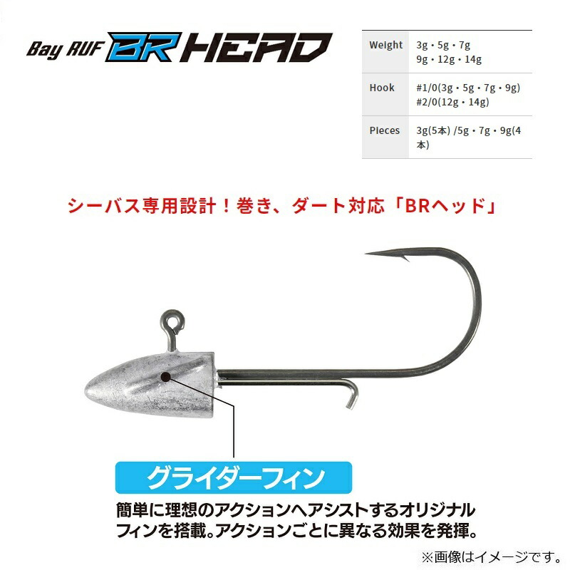 DUO BAY RUF BR HEAD 2/0 12G 3pcs