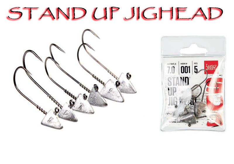 LUCKY JOHN STAND UP JIG HEAD 7G #1 5PCS