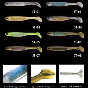 MARUKYU NORIES SPOON TAIL LIVE ROLL 114mm