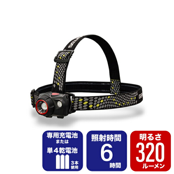 GENTOS LED HEADLIGHT waterproof WS-343HD