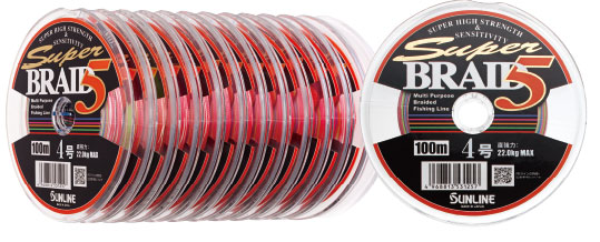 SUNLINE SUPER BRAID 5 12x100m CONNECTED SPOOLS