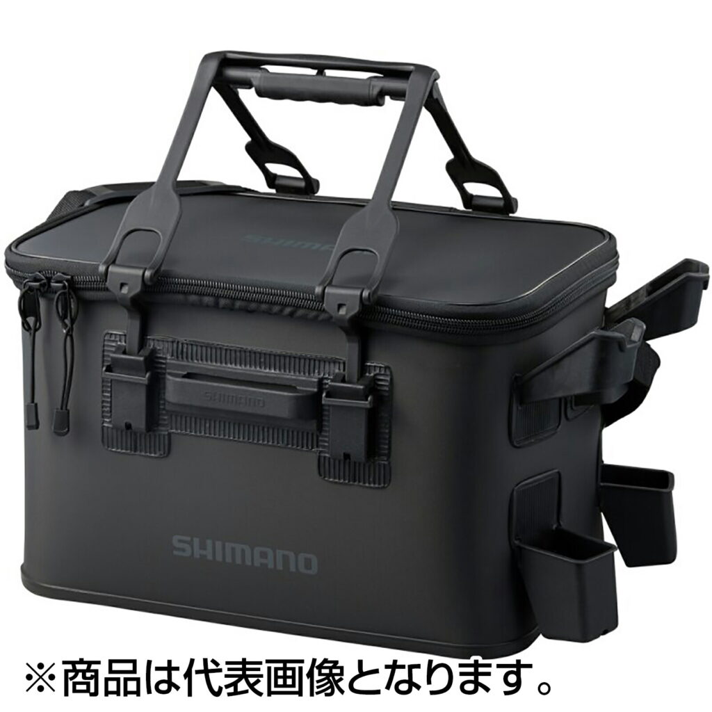 SHIMANO ROD REST HARD TYPE TACKLE BAG BK-021W BLACK 27L