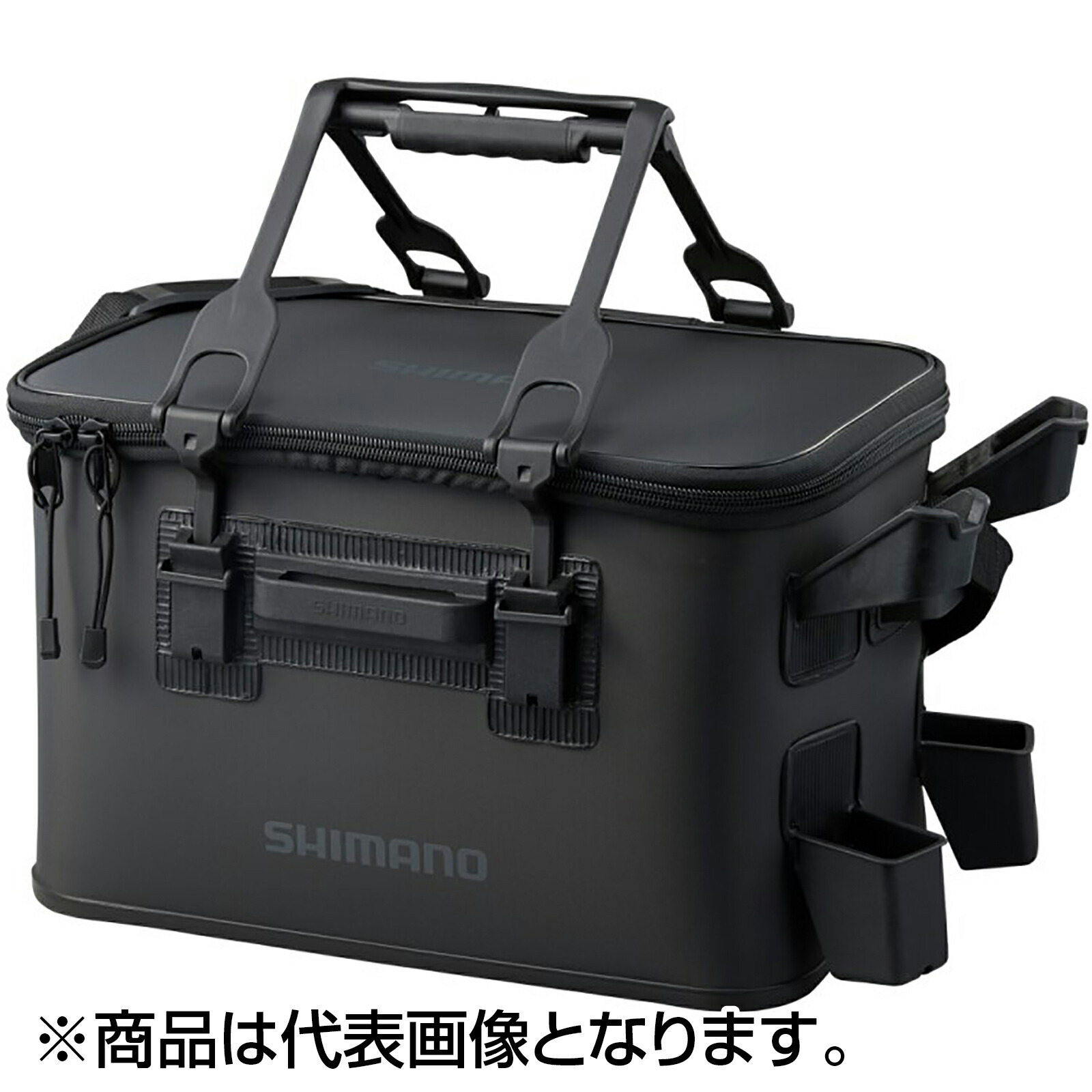 SHIMANO ROD REST HARD TYPE TACKLE BAG BK-021W BLACK 27L