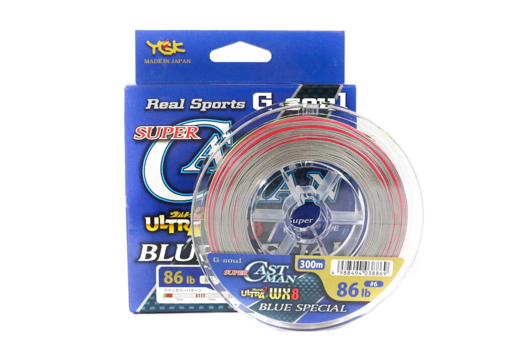 YGK GALIS G-SOUL SUPER CASTMAN BLUE SPECIAL ULTRA WX8 300m PE6