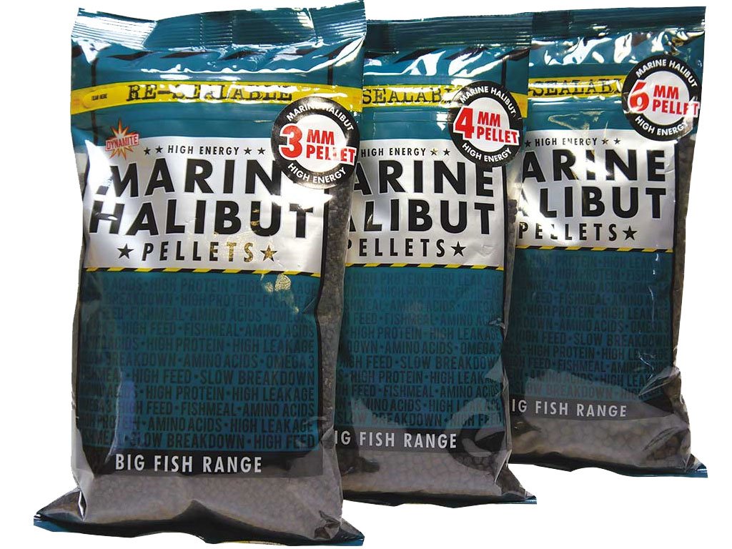 DYNAMITE BAITS PELLET MARINE HALIBUT 900g