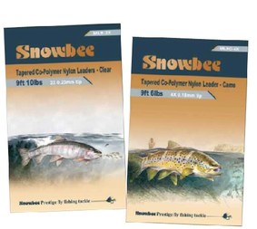 SNOWBEE TAPERED LEADER 9ft