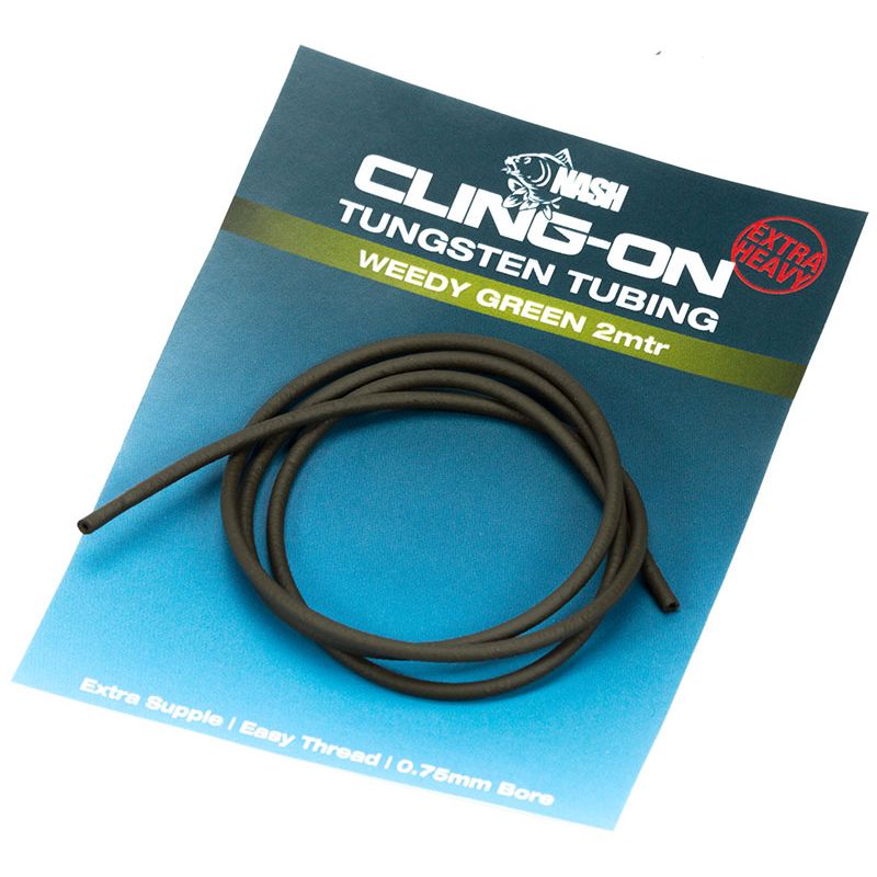 NASH CLING-ON TUNGSTEN TUBING WEED GREEN