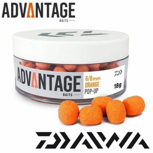 DAIWA ADVANTAGE POP UP 6/8mm ORANGE