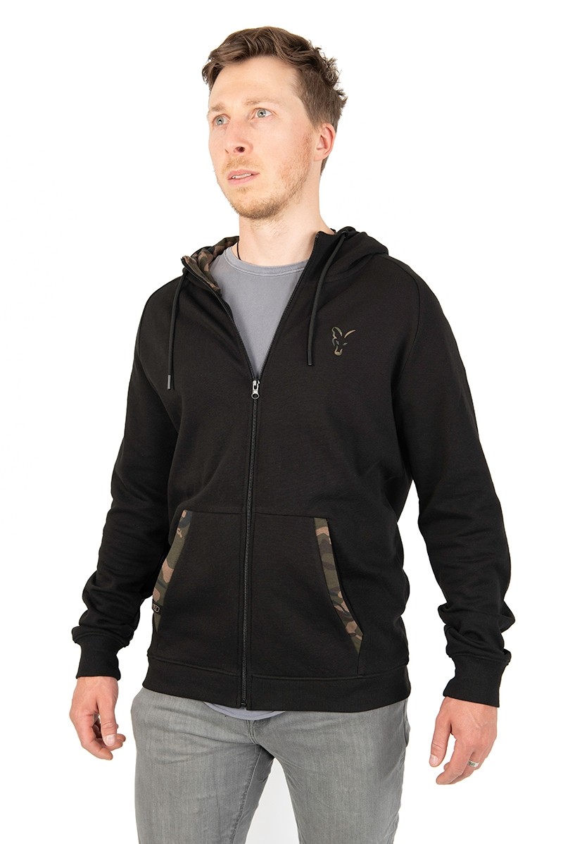 FOX LW ZIPPED HOODY BLACK CAMO