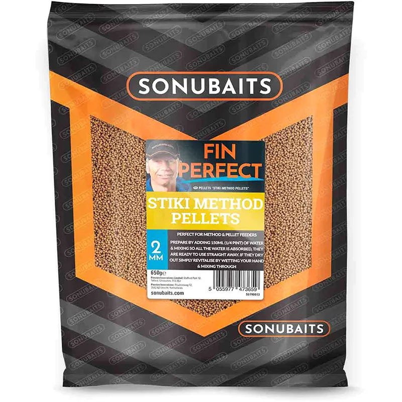 SONUBAITS FIN PERFECT STIKI METHOD PELLETS 650g 2mm