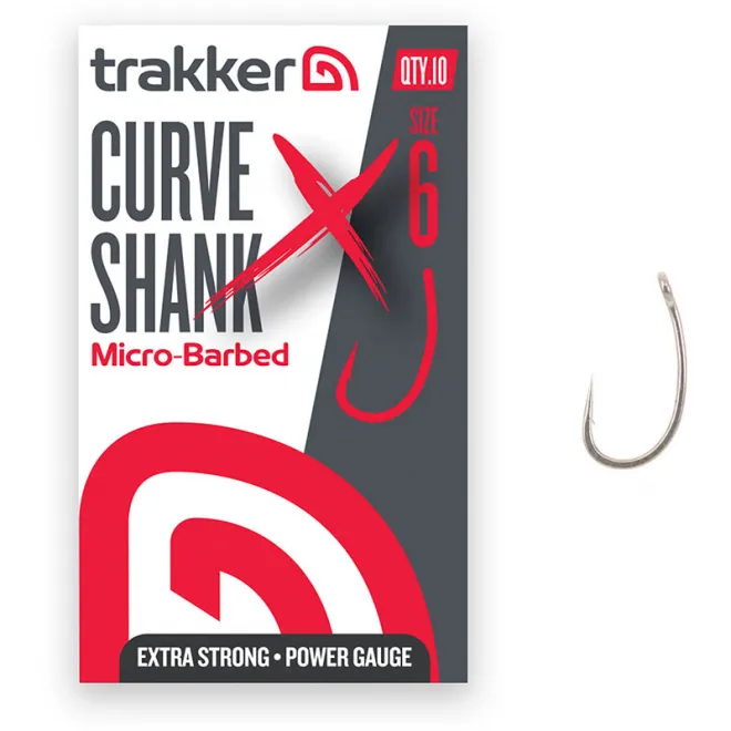 TRAKKER CURVE SHANK X MICRO BARBED #6