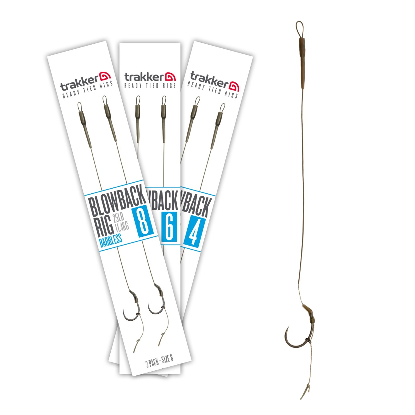 TRAKKER BLOWBACK RIG BARBLESS 25lb