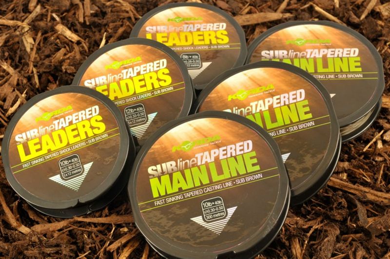 KORDA SUBLINE TAPERED LEADERS 5x12m