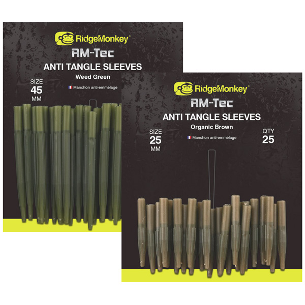RidgeMonkey ANTI TANGLE SLEEVES ORGANIC BROWN
