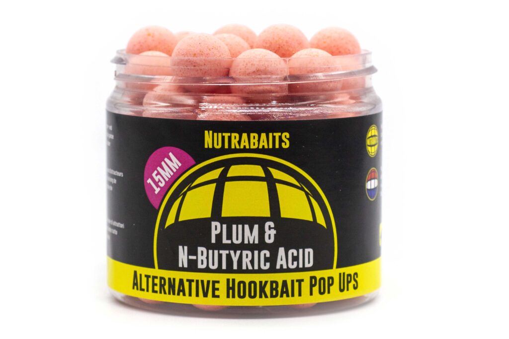 NUTRABAITS PLUM N-BUTYRIC POP UPS 15mm