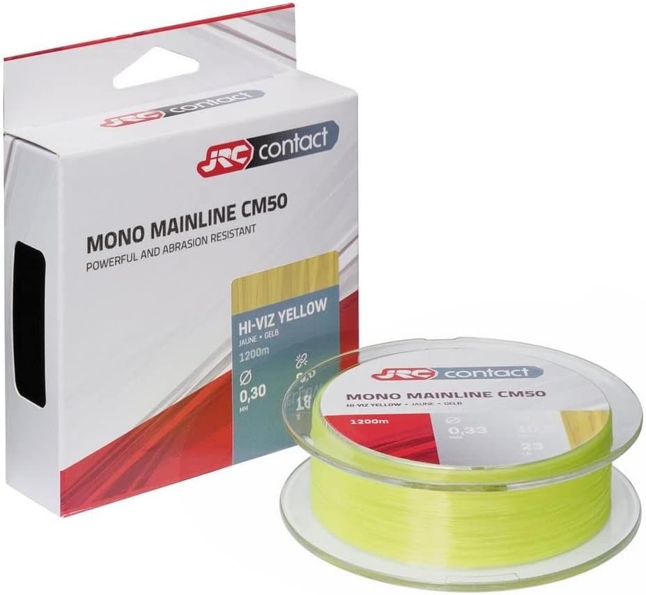 JRC CONTACT MAINLINE CM50 1200m HI-VIZ YELLOW