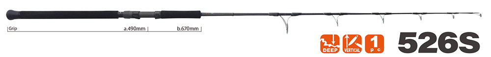 YAMAGA BLANKS GALAHAD 526S spin handle