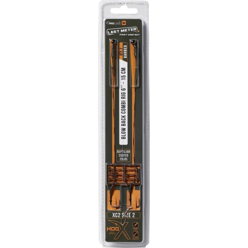 PROLOGIC BLOW BACK COMBI RIG 15cm 15lb XC2 #6 BL 2pcs