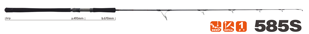 YAMAGA BLANKS GALAHAD 585S spin handle