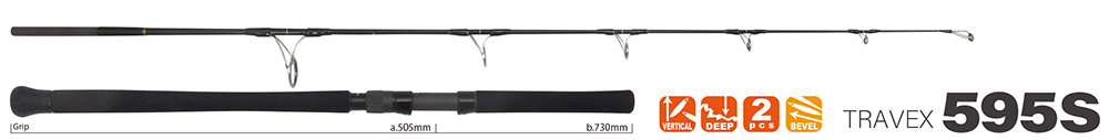 YAMAGA BLANKS GALAHAD TRAVEX 2pc 595S