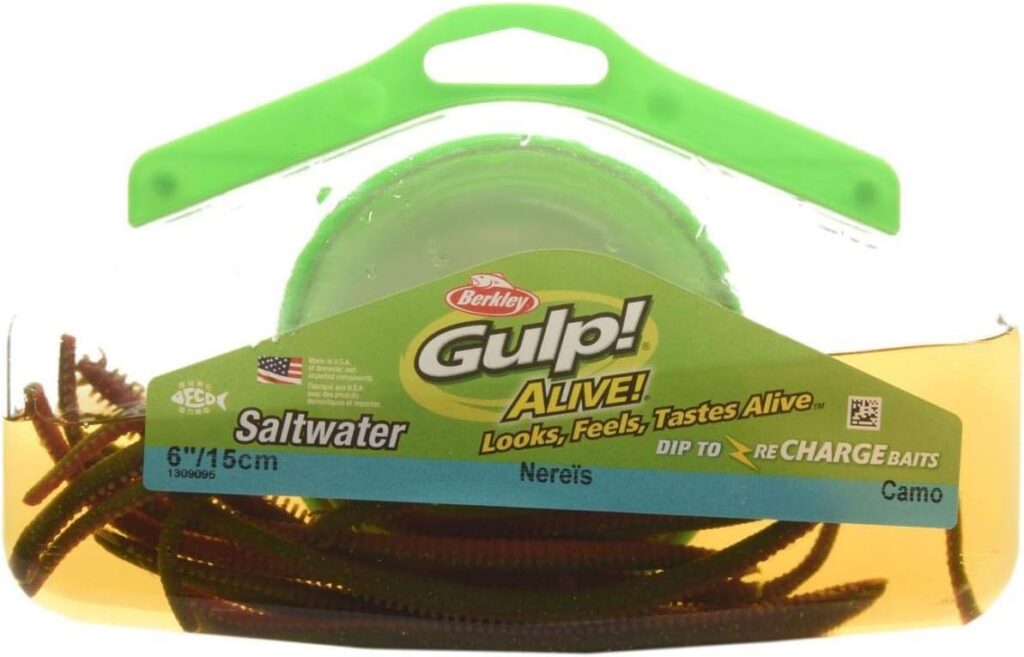 BERKLEY GULP ALIVE 15CM SANDWORM CAMO FLACK 317G