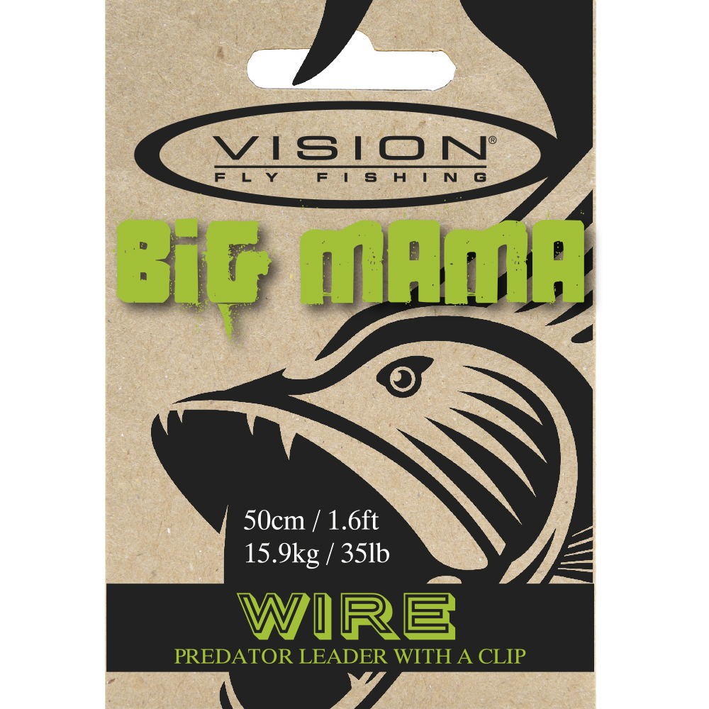 VISION BIG MAMA WIRE LEADER 50cm 35lb