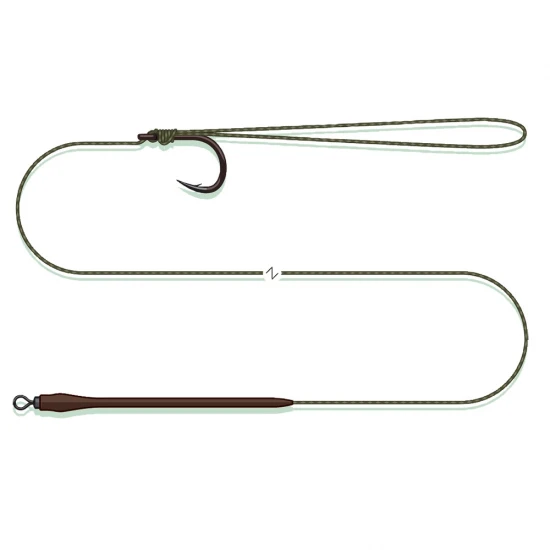 MADCAT STANDARD PELLET RIG 55cm 0.80mm 1/0 145lb