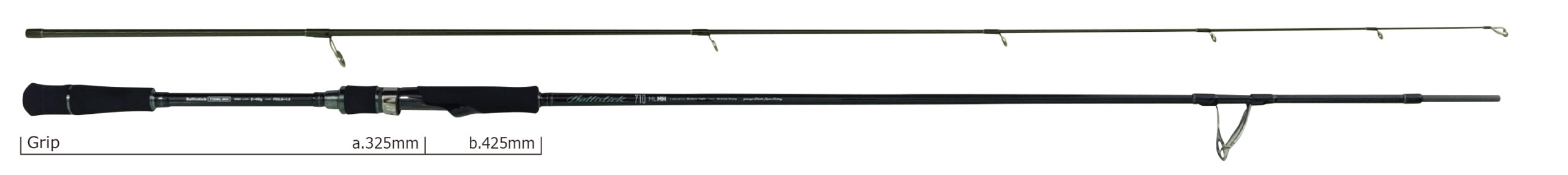 YAMAGA BLANKS BALLISTICK 710MLMH 2-40g PE 0.6-1.5