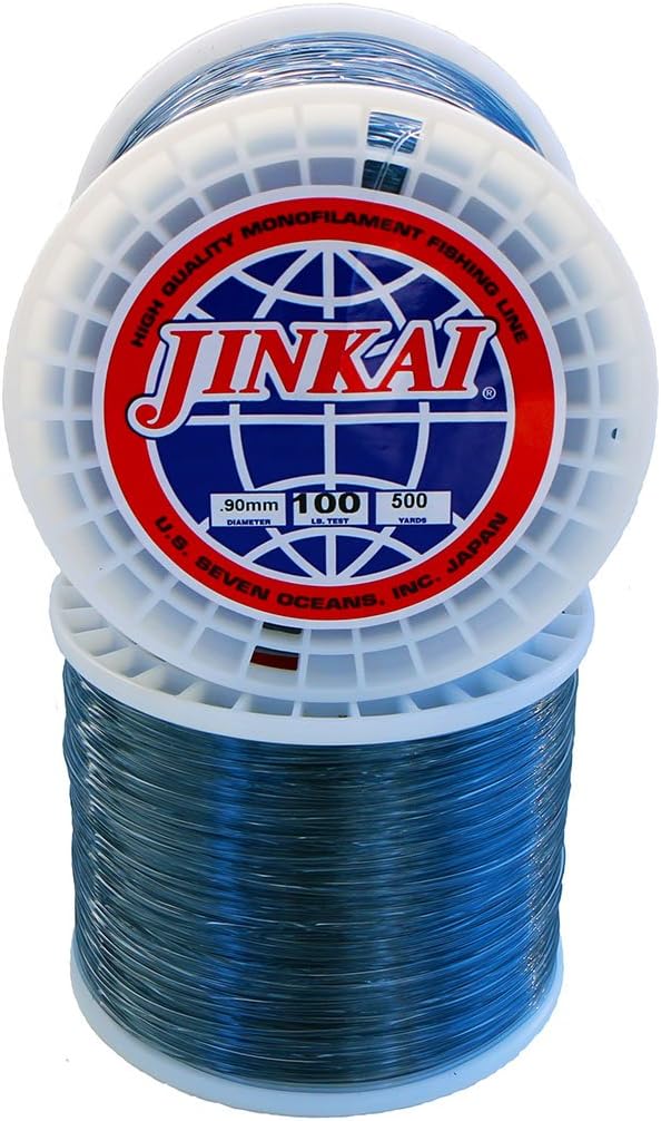 JINKAI MONOFILAMENT SMOKE BLUE 0.9mm 100lb 500yrd