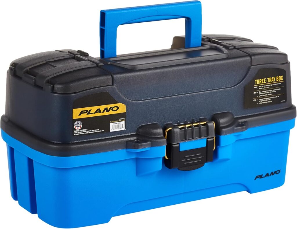PLANO THREE-TRAY BOX SMOKE/BLUE
