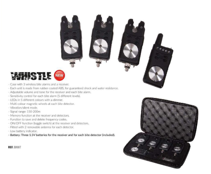 VIRUX WHISTLE SET 3 ALARMS