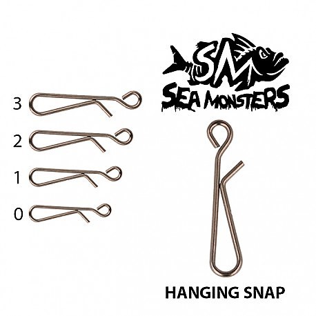 SEA MONSTERS HANGING SNAP 12pcs
