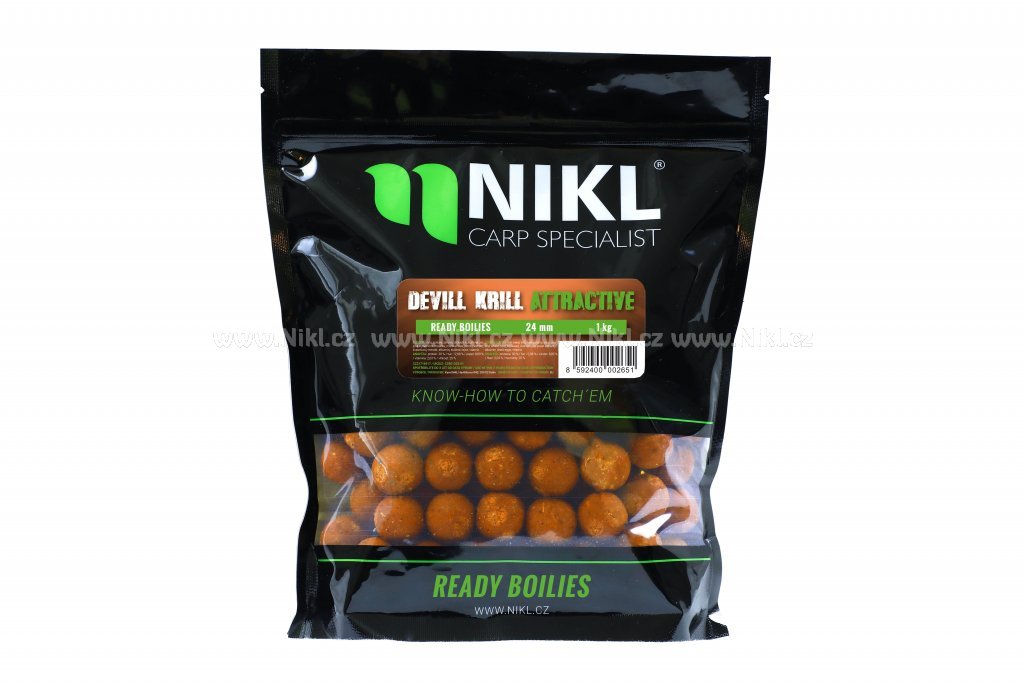 NIKL BOILIES DEVILL KRILL ATTRACTIVE 20MM 3KG