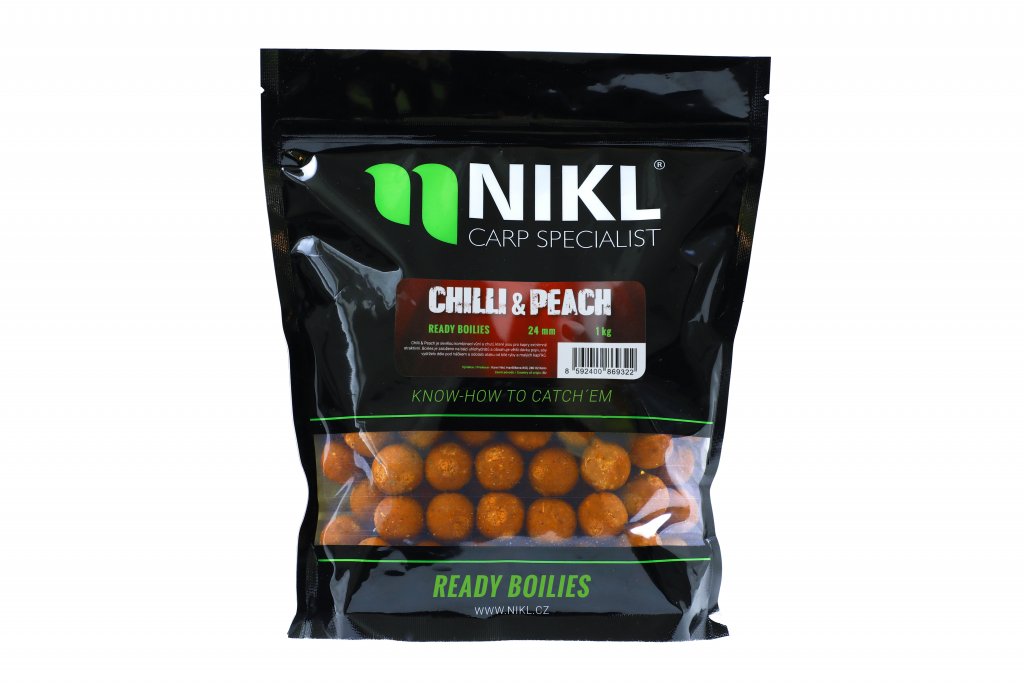 NIKL BOILIES CHILLI & PEACH 20mm 3kg
