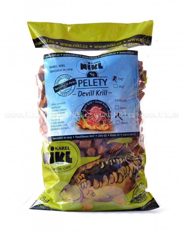 NIKL PELLETS DEVILL KRILL 18mm 3kg