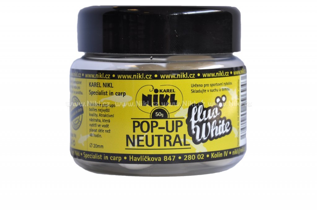 NIKL POP UP NEUTRAL FLUO WHITE 20mm