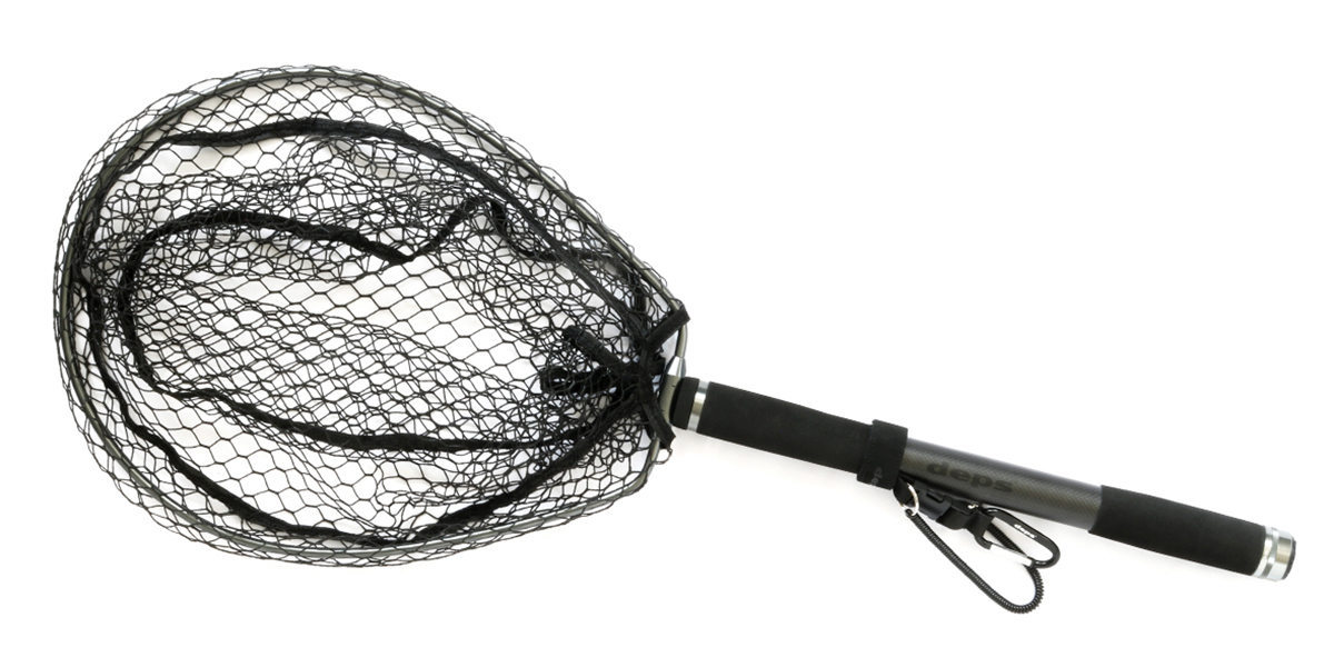 DEPS 320cm TELESCOPIC HANDLE & RUBBER LANDING NET