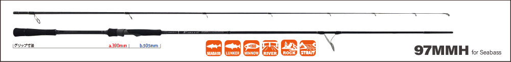 YAMAGA BLANKS EARLY FOR SEABASS 97MMH