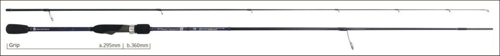 YAMAGA BLANKS BLUE CURRENT III 78 1-15g PE0.3-0.8