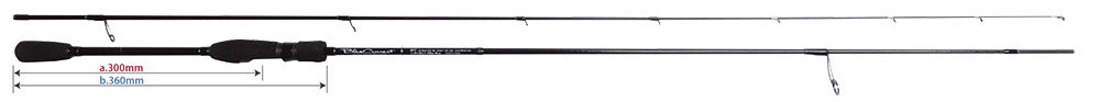 YAMAGA BLANKS BLUE CURRENT 80II UP TO 10G, PE 0.3-0.6