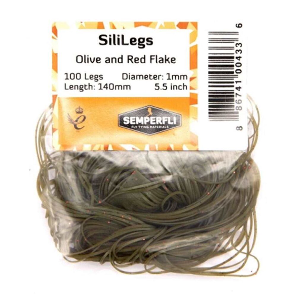 SEMPERFLI SILILEGS #OLIVE RED FLAKE