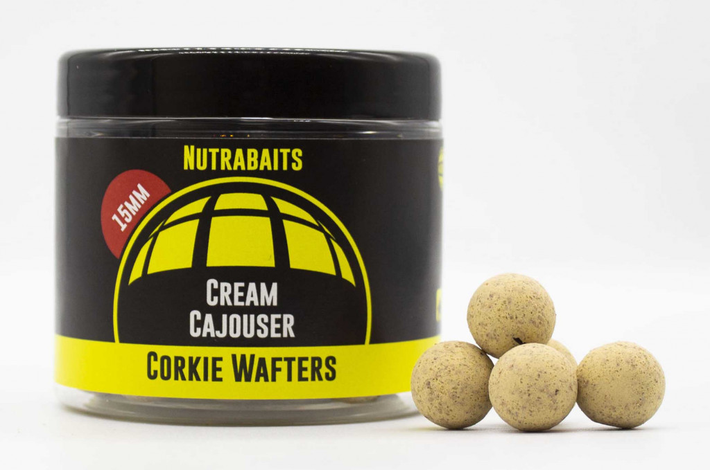 NUTRABAITS CREAM CAJOUSER CORKIE WAFTERS 18mm