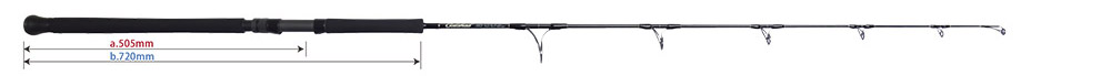 YAMAGA BLANKS GALAHAD 587S spin handle