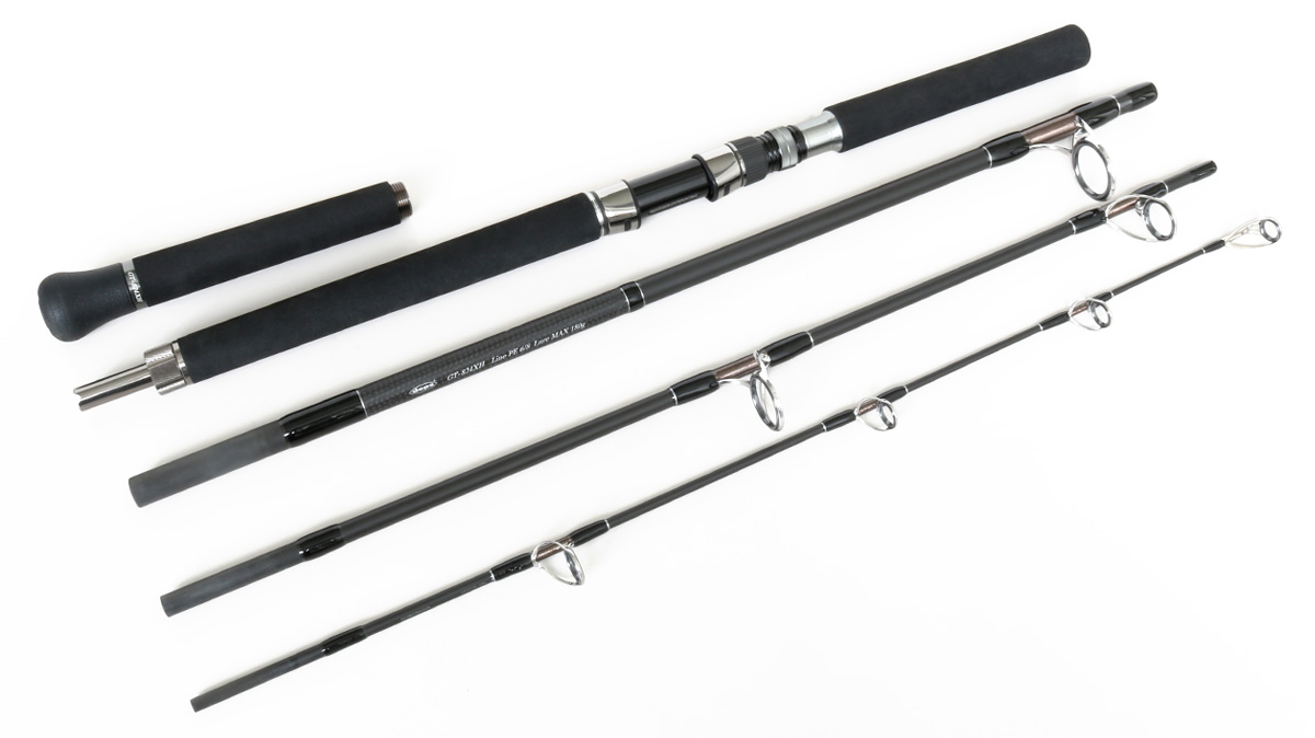 DEPS MONSTER GT 784XXX made in JAPAN 4pcs TRAVEL ROD max.250g PE 10-12