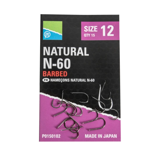 PRESTON NATURAL N-60 BARBED